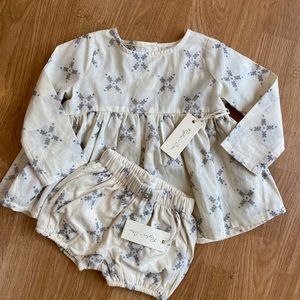 Exclusive Rylee + Cru set NWT bloomers linen